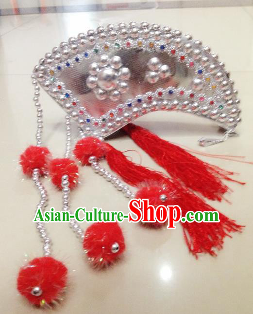 Traditional Chinese Yi Nationality Dance Hair Accessories Hmong Ethnic Minority Headwear for Women