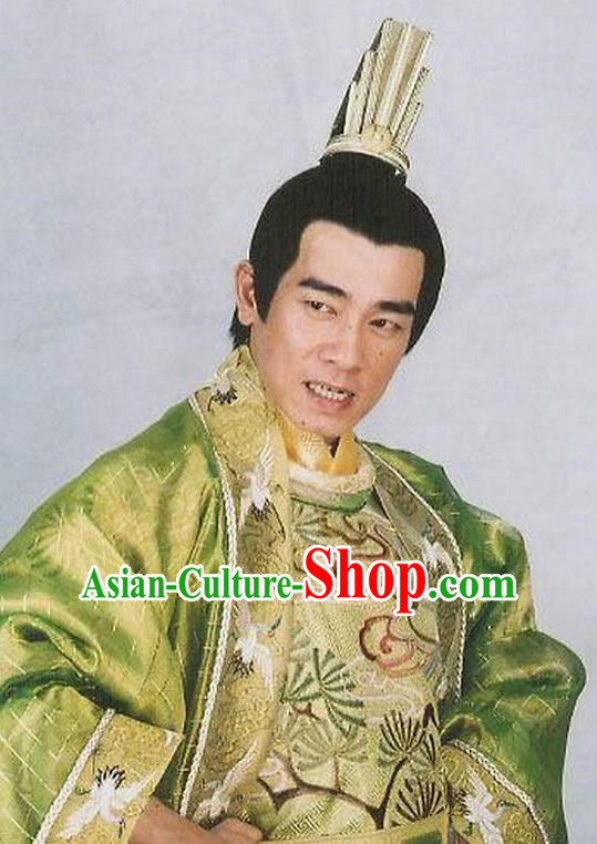 Ancient Chinese Tang Dynasty Emperor Dragon Robe Replica Costume for Men