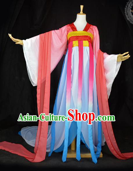 Chinese Ancient Fairy Young Lady Costume Cosplay Female Swordsman Princess Dress Hanfu Clothing for Women