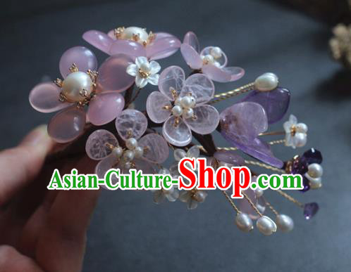 Traditional Chinese Ancient Hair Accessories Handmade Hair Claw Hanfu Hairpins for Women