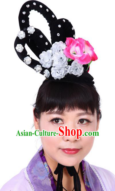 Chinese Traditional Classical Dance Hair Accessories Beijing Opera Actress Headwear for Women