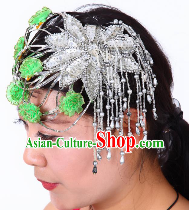Chinese Traditional Classical Dance Hair Accessories Folk Dance Yangko Headwear for Women
