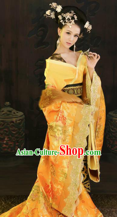 Chinese Ancient Imperial Consort Embroidered Hanfu Dress Tang Dynasty Palace Lady Replica Costume for Women