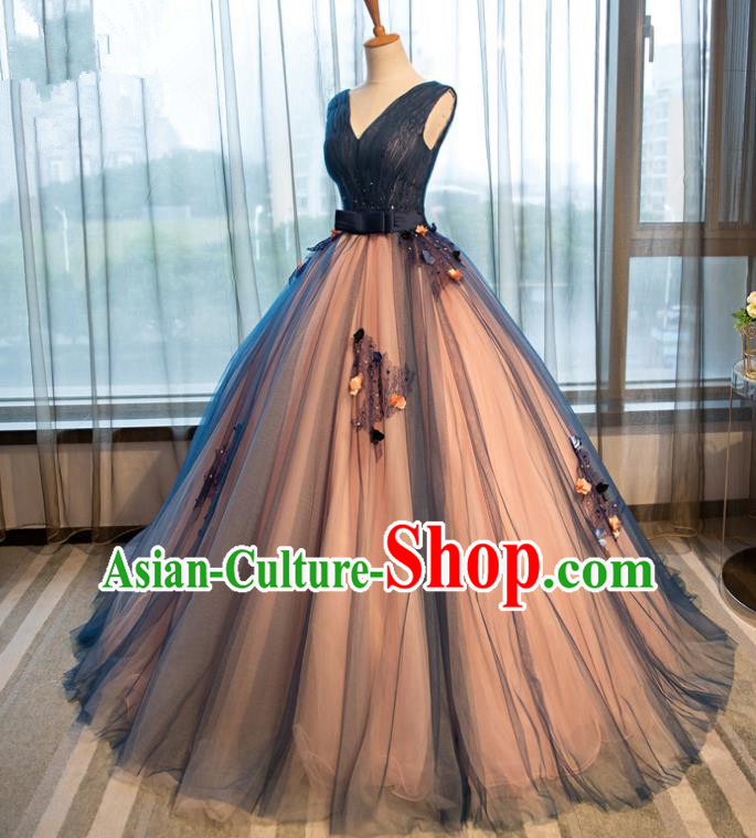 Top Grade Advanced Customization Wedding Dress Bridal Veil Chorus Full Dress Costume for Women