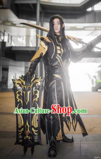 Traditional China Ancient Cosplay General Swordsman Costumes Chinese Knight-errant Clothing for Men
