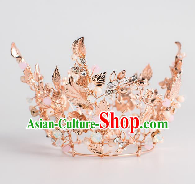 Baroque Bride Hair Accessories Classical Wedding Royal Crown Imperial Crown Headwear for Women