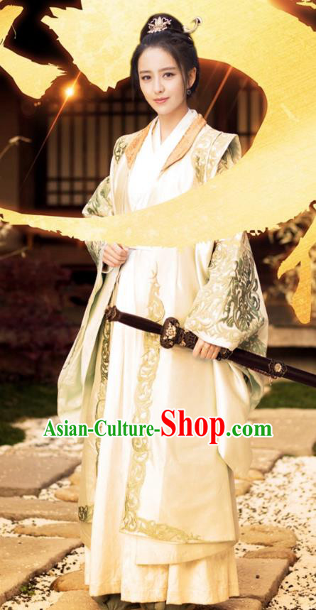 Chinese Ancient Nirvana in Fire General Countess Meng Qianxue Hanfu Dowager Replica Costume for Women