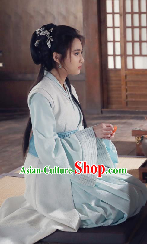 Chinese Ancient Nirvana in Fire Nobility Lady Lin Xi Hanfu Female Physician Replica Costume for Women