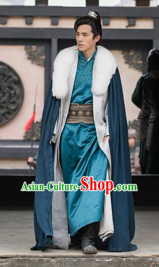 Nirvana in Fire Chinese Ancient Northern and Southern Dynasties Nobility Childe Xiao Pingjing Replica Costume for Men