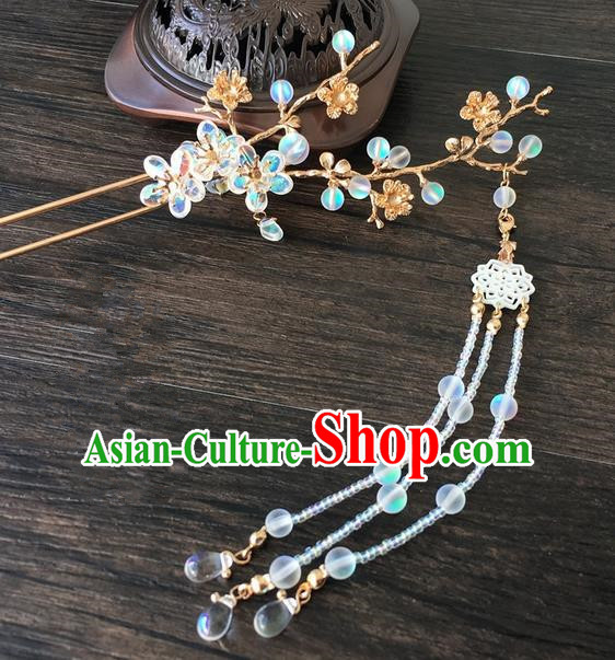 Traditional Handmade Chinese Ancient Classical Hair Accessories Beads Tassel Hairpins for Women