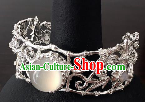 Traditional Handmade Chinese Ancient Classical Accessories Crystal Hanfu Bracelet for Women