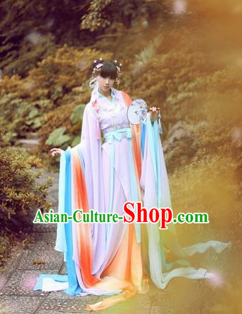 Chinese Ancient Costume Cosplay Princess Clothing Jin Dynasty Nobility Lady Hanfu Dress for Women
