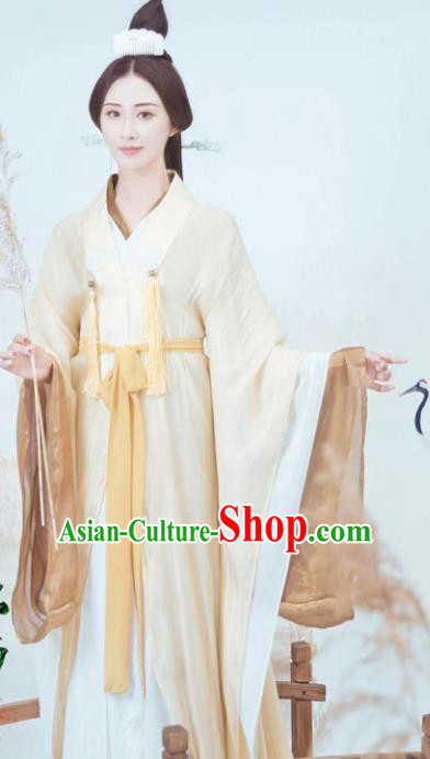 Traditional Chinese Ancient Imperial Concubine Hanfu Dress Jin Dynasty Princess Embroidered Costume for Women