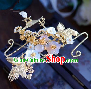 Ancient Chinese Handmade Hair Accessories Xiuhe Suit Hairpins Hair Stick for Women