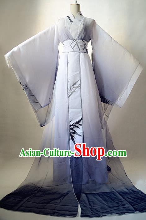 Chinese Ancient Cosplay Nobility Childe Costume Jin Dynasty Prince Swordsman Clothing for Men