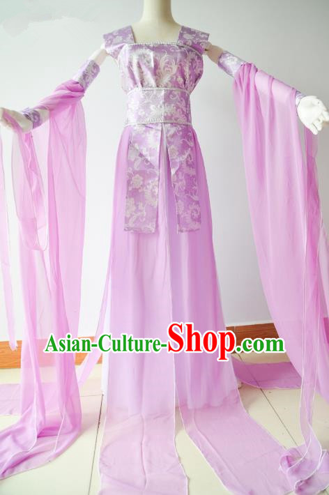 Chinese Traditional Tang Dynasty Palace Lady Dance Hanfu Dress Ancient Fairy Embroidered Costume for Women