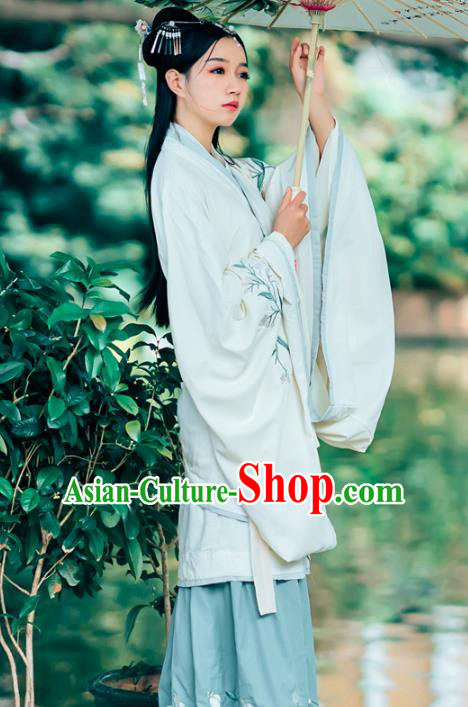 Chinese Traditional Han Dynasty Princess Hanfu Dress Ancient Nobility Lady Embroidered Clothing for Women