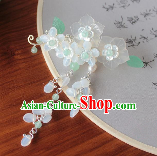 Chinese Ancient Handmade Oriental Cherry Hair Claw Hair Accessories Hanfu Hairpins for Women