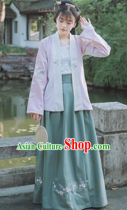 Chinese Traditional Song Dynasty Nobility Lady Costumes Ancient Court Maid Clothing for Women