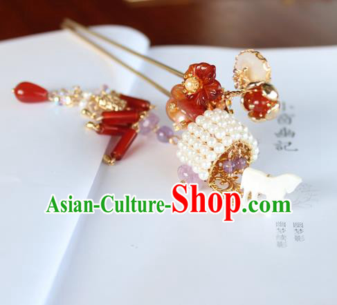 Chinese Ancient Handmade Gharry Hair Clip Hair Accessories Hanfu Hairpins for Women