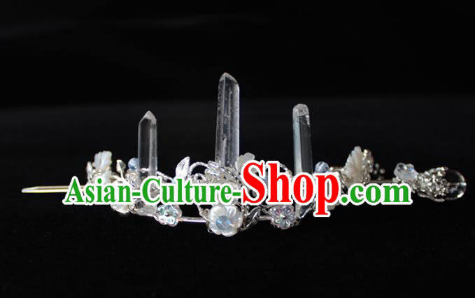 Chinese Ancient Hair Jewelry Accessories Hairpins Headwear Headdress Royal Crown for Women