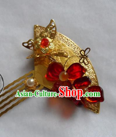 Chinese Traditional Hair Accessories Ancient Bride Hairpins Hair Comb for Women