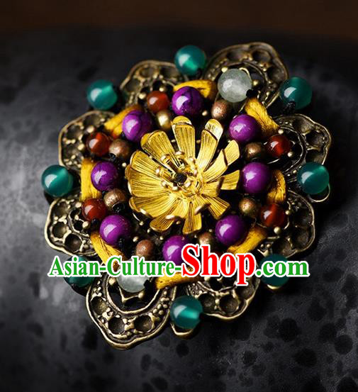 Chinese Traditional Jewelry Accessories Ancient Palace Hanfu Brooch for Women