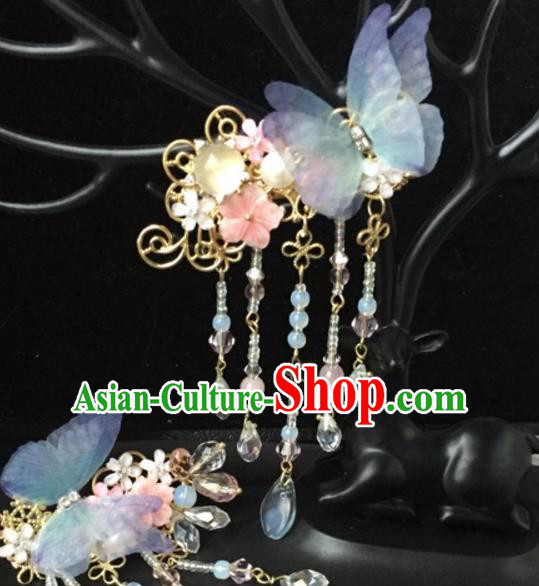 Chinese Ancient Style Hair Jewelry Accessories Cosplay Hairpins Headwear Headdress for Women