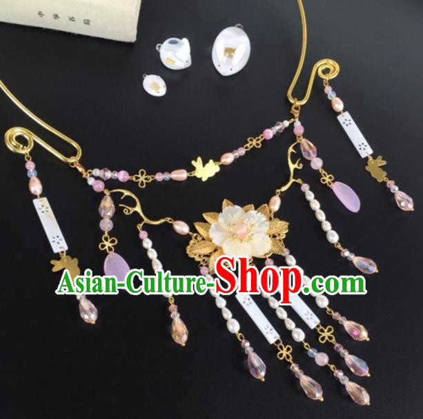 Chinese Ancient Style Hair Jewelry Accessories Cosplay Hairpins Headwear Headdress for Women