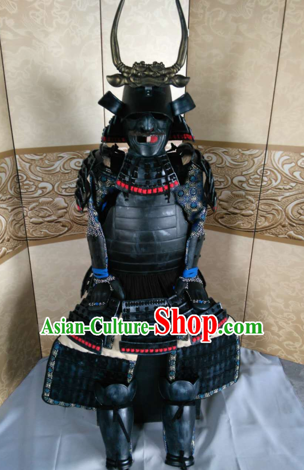 Ancient Asian Classical Japanese Samurai Armor Buy Replica Authentic Samurai Outfit Clothes Complete Set for Men for Sale