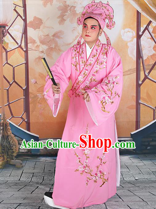 Professional Chinese Peking Opera Niche Costume Traditional Peking Opera Plum Blossom Robe and Hat for Adults