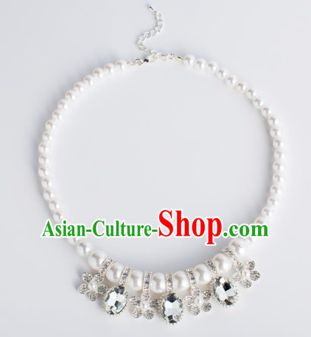 Top Grade Bride Wedding Accessories Crystal Necklace for Women