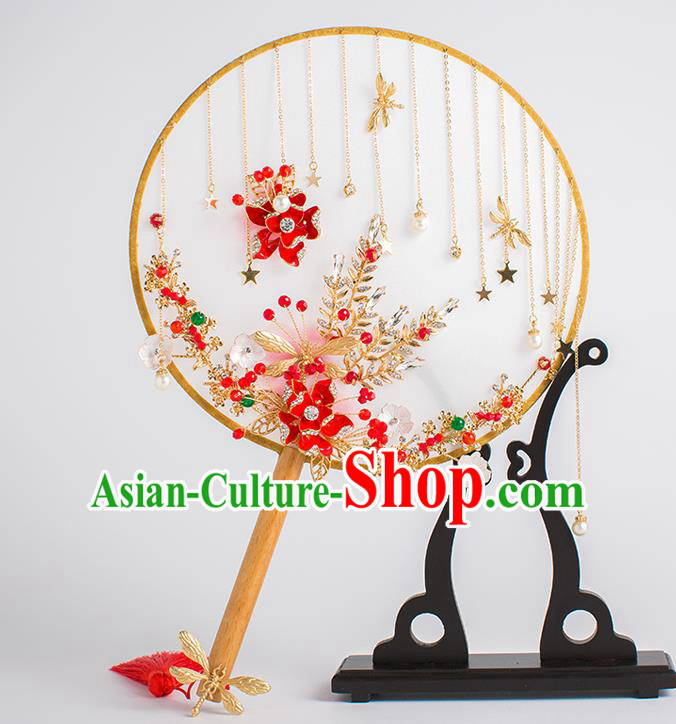 Chinese Ancient Style Hair Jewelry Accessories Cosplay Hairpins Headwear Headdress for Women