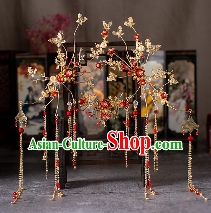 Chinese Ancient Style Hair Jewelry Accessories Cosplay Hairpins Headwear Headdress for Women