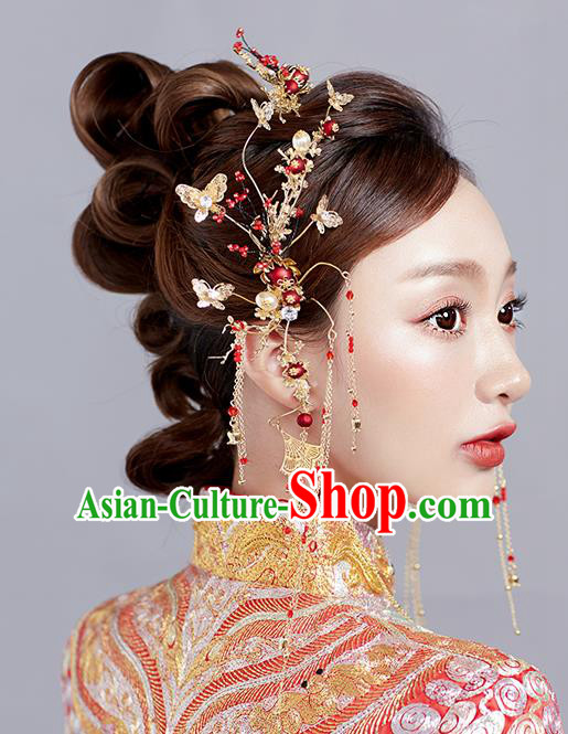 Chinese Ancient Style Hair Jewelry Accessories Cosplay Hairpins Headwear Headdress for Women