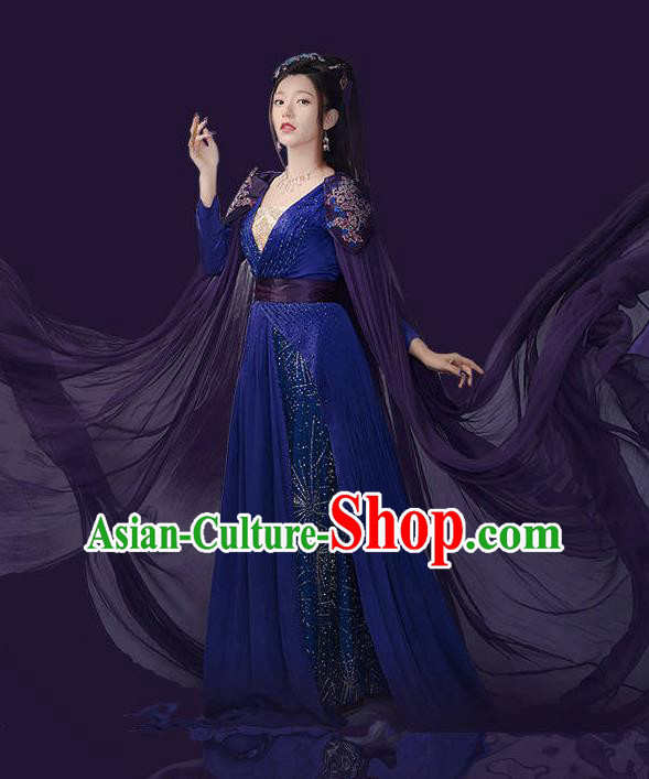 Chinese Ancient Apsara Hanfu Clothing Imperial Consort Costumes for Women