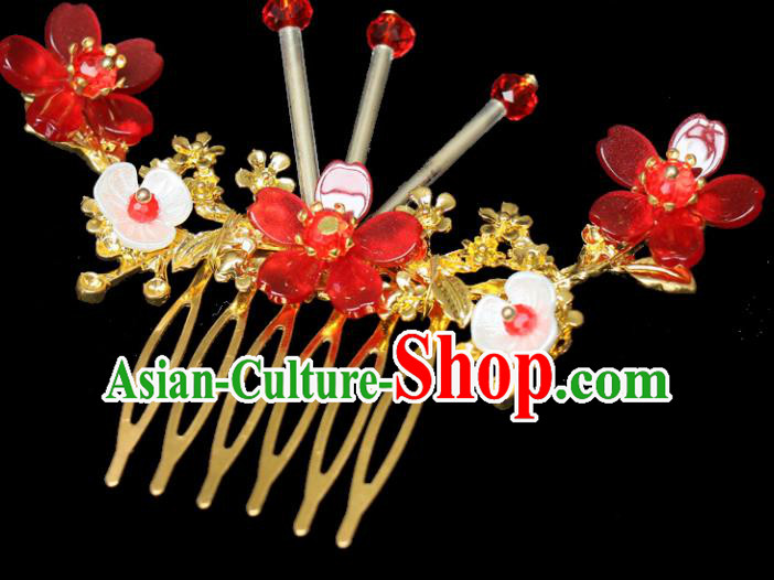 Chinese Traditional Hair Accessories Ancient Hairpins Hair Comb for Women
