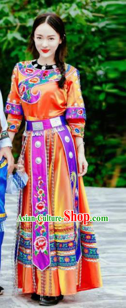 Chinese Traditional Miao Nationality Dance Costumes for Women