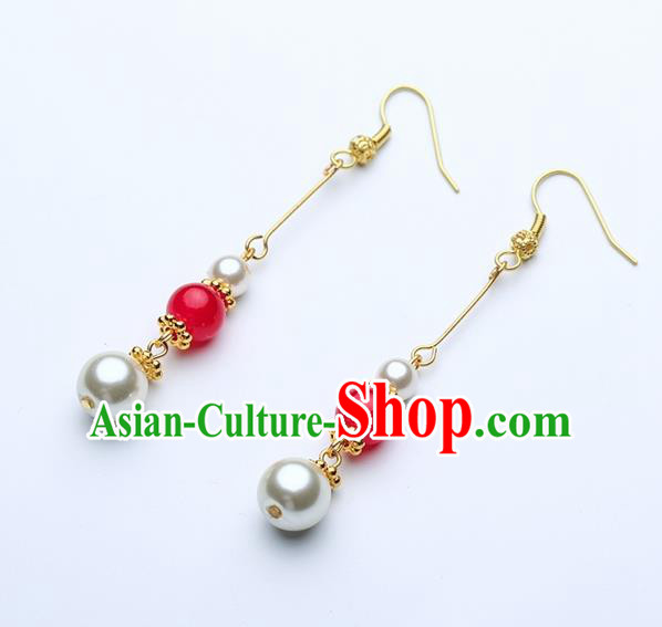Asian Chinese Traditional Jewelry Accessories Hanfu Earrings for Women