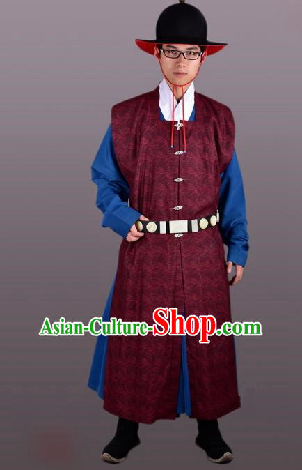 Chinese Ancient Traditional Ming Dynasty Swordsman Costumes Complete Set for Men