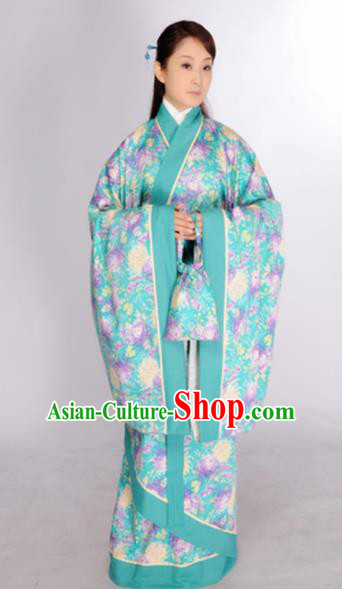 Chinese Traditional Han Dynasty Palace Princess Hanfu Dress Ancient Peri Costume for Women