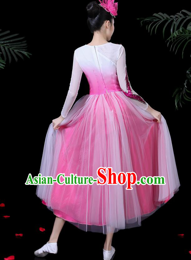 Traditional Chinese Fan Dance Folk Dance Costume Classical Yangko Dance Classical Dance Dress