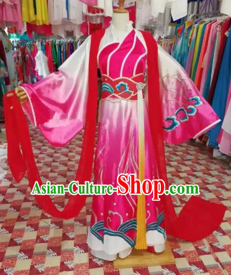 Chinese Traditional Beijing Opera Diva Embroidered Dress Peking Opera Princess Costume for Adults