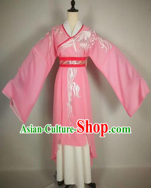 Chinese Traditional Beijing Opera Actress Pink Hanfu Dress Peking Opera Princess Costume for Adults
