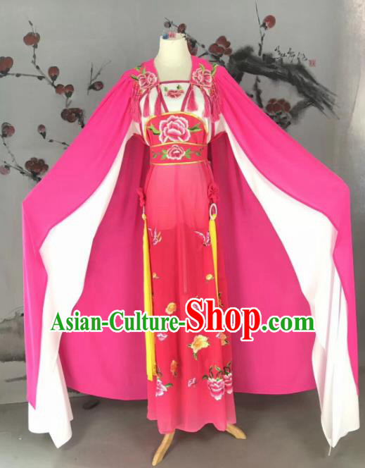 Chinese Traditional Beijing Opera Actress Dress Peking Opera Costume with Cloak for Adults