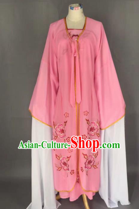 Chinese Traditional Beijing Opera Diva Costume Princess Pink Hanfu Dress for Adults
