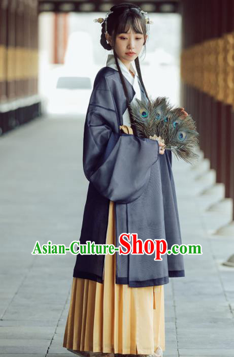 Chinese Ming Dynasty Nobility Women Hanfu Dress Ancient Princess Costumes Complete Set