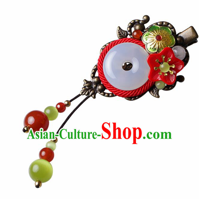 Chinese Traditional Hair Accessories National Hanfu Cloisonne Hair Stick for Women