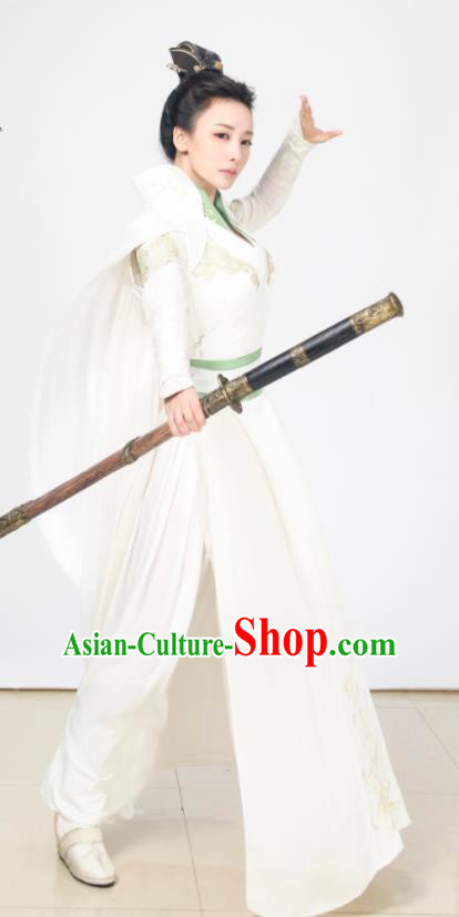 Chinese Ancient Traditional Ming Dynasty Female Knight Swordswoman Replica Costumes for Women