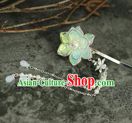 Handmade Chinese Traditional Flower Hairpins Traditional Classical Hanfu Hair Accessories for Women